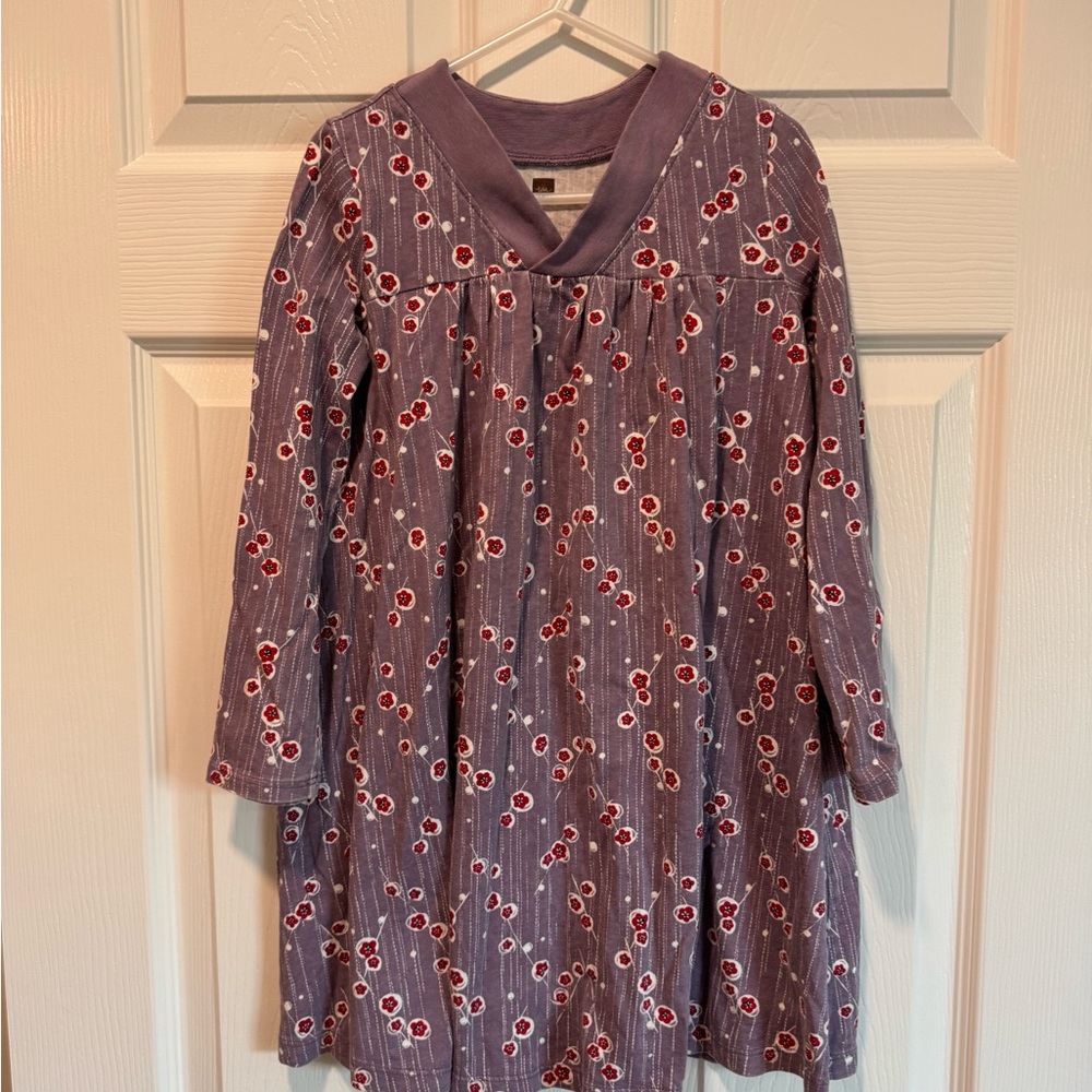 Floral Purple Kids Dress